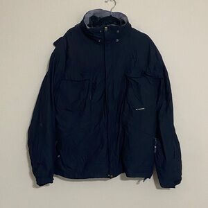 Ride snowboard cell series Men Black Jacket coat heavy duty lined ski winter L